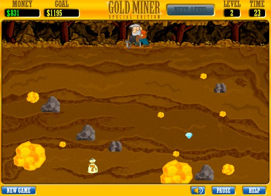 free online gold miner